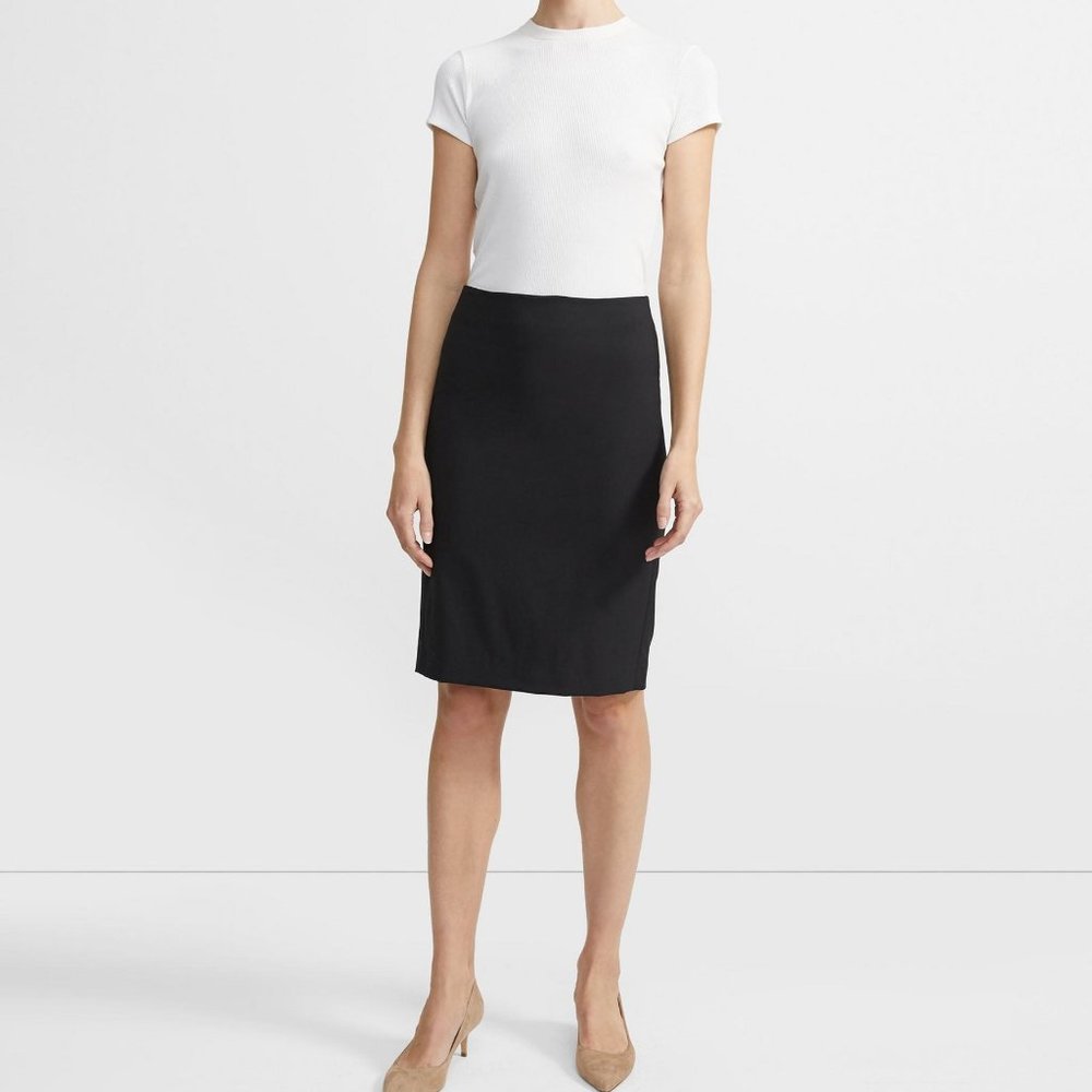 Light Brown Golda 2 Urban Pencil Skirt by Theory